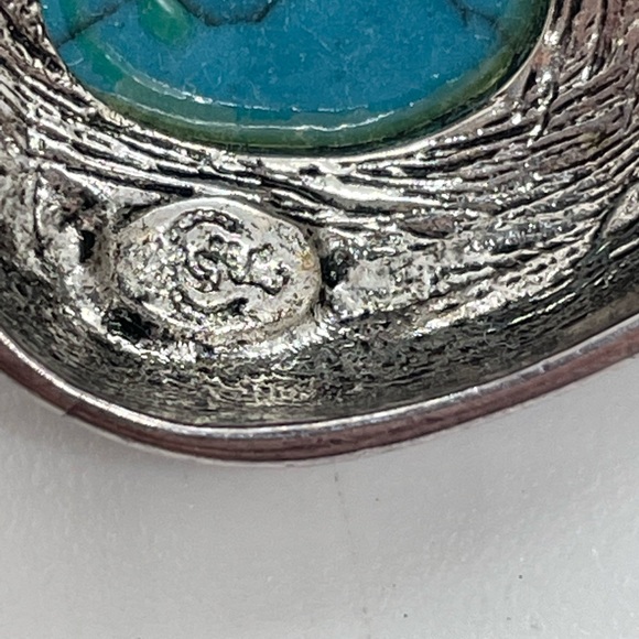 Handmade Turquoise Necklace Sterling Beads - Picture 4 of 5